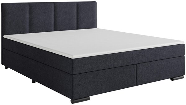 BOXSPRINGOVÁ POSTEĽ, 160/200 cm, antracitová MID.YOU - Online Only spálne, Online Only