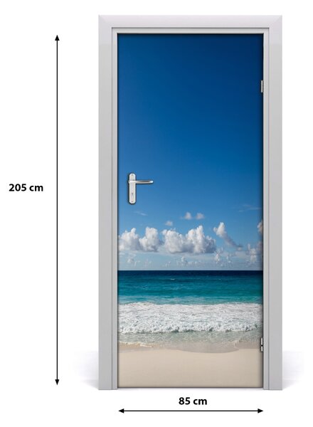 Fototapeta na dvere samolepiace tropická pláž 85x205 cm
