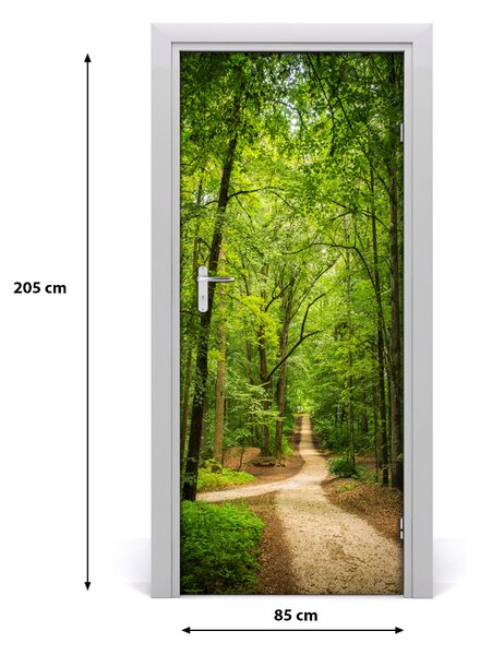 Fototapeta na dvere samolepiace chodník v lese 85x205 cm