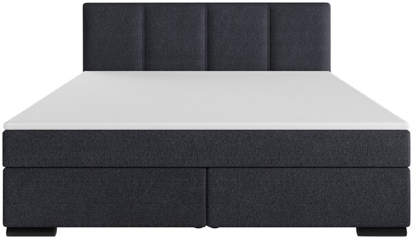 BOXSPRINGOVÁ POSTEĽ, 160/200 cm, antracitová MID.YOU - Online Only spálne, Online Only