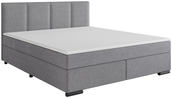 BOXSPRINGOVÁ POSTEĽ, 160/200 cm, svetlosivá MID.YOU - Online Only spálne, Online Only