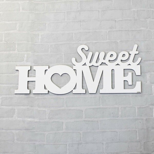 DUBLEZ | Drevená dekorácia na stenu - Sweet Home