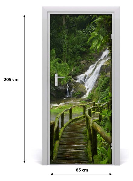 Fototapeta na dvere samolepiace chodník džungle 85x205 cm