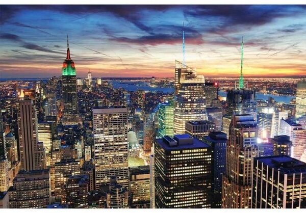 DIMEX | Vliesové fototapety na stenu Mrakodrapy v New Yorku MS-5-0014 | 375 x 250 cm | viacfarebná