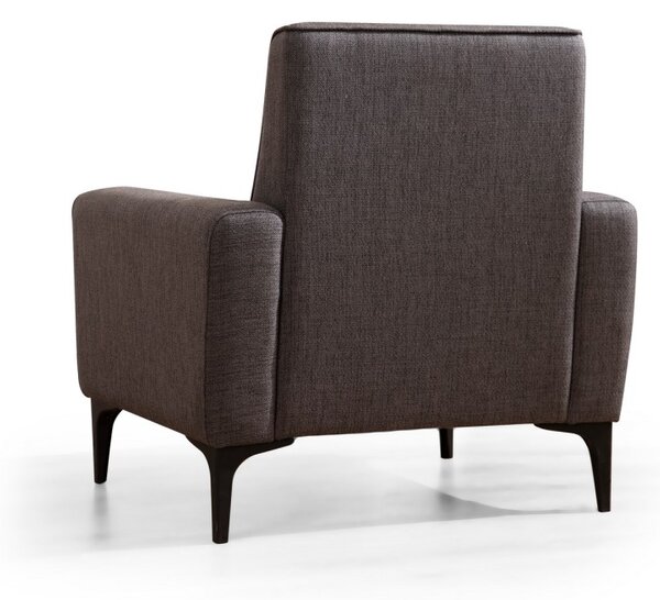 Hanah Home Kreslo Horizon tmavo sivé