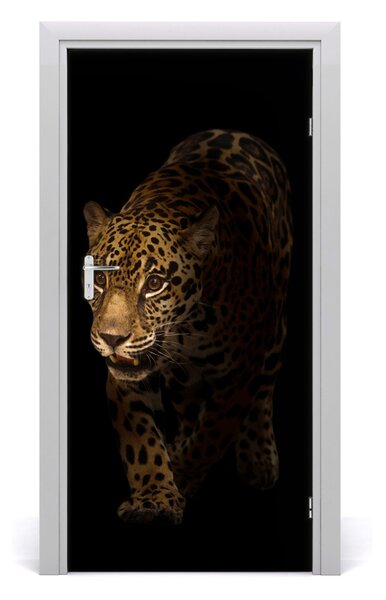Samolepiace fototapety na dvere jaguár 95x205 cm