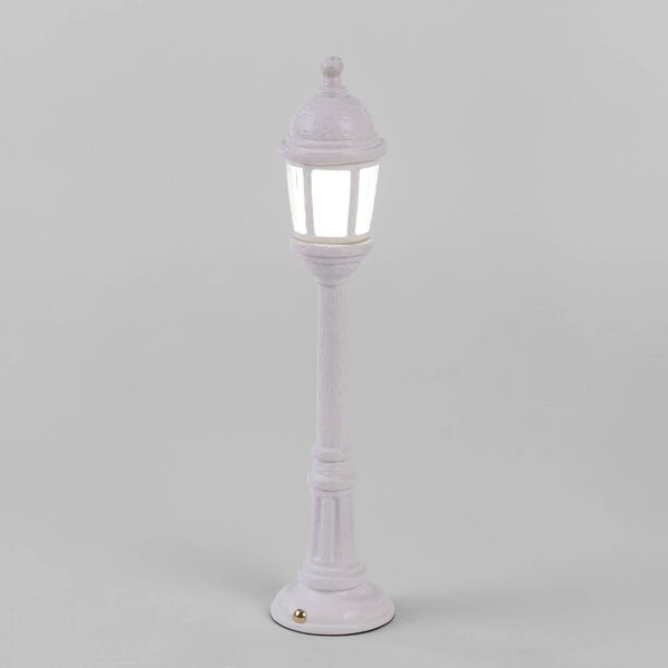 Vonkajšie LED svietidlo Street Lamp batéria, biela