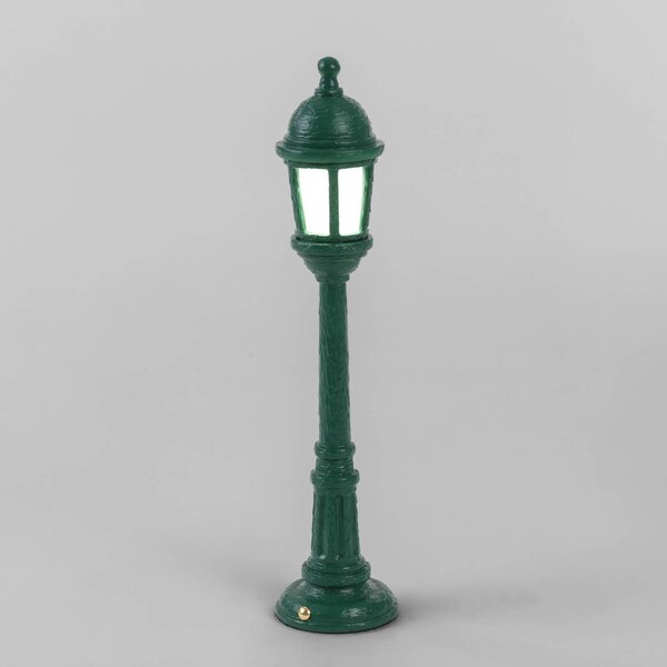 Vonkajšie LED svietidlo Street Lamp batéria zelená