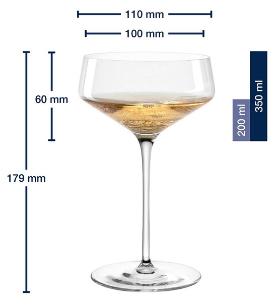 POHÁR NA ŠAMPANSKÉ Leonardo - Poháre na šampanské