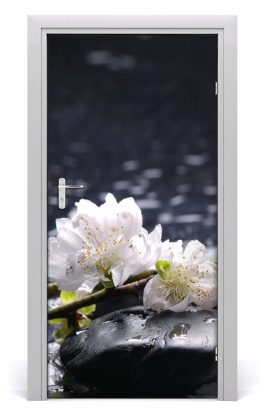 Fototapeta na dvere kvet kamene 95x205 cm