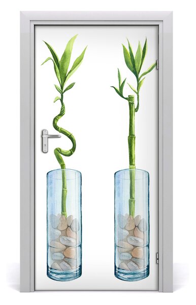 Fototapeta na dvere bambus 95x205 cm