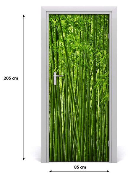 Fototapeta na dvere bambusový les 85x205 cm