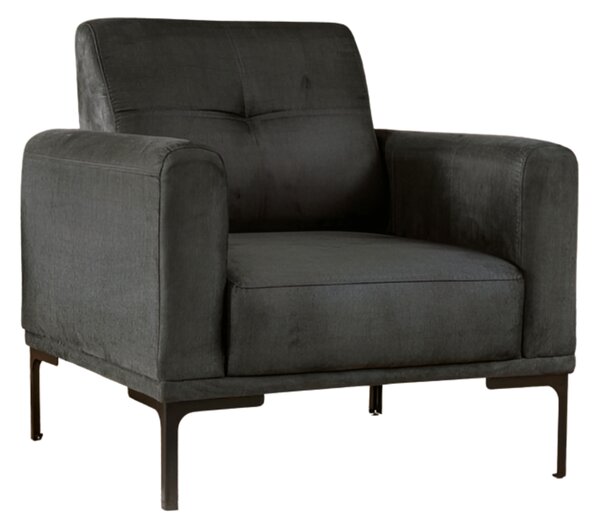 Hanah Home Kreslo Mustang antracitové