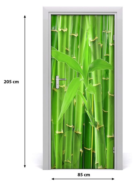 Fototapeta na dvere bambusový les 85x205 cm