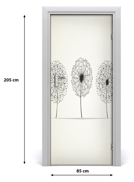 Fototapeta na dvere púpavy 85x205 cm