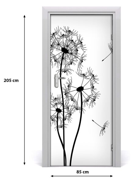 Fototapeta na dvere púpavy 85x205 cm
