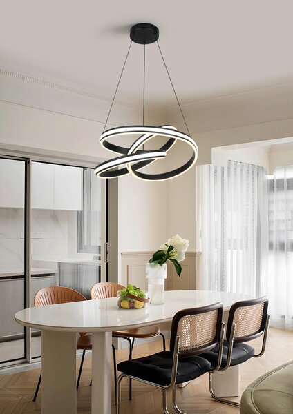 ZÁVESNÉ LED SVIETIDLO, 48/52/120 cm Novel - Interiérové svietidlá