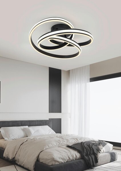 STROPNÉ LED SVIETIDLO, 48/52/23 cm Novel - Interiérové svietidlá