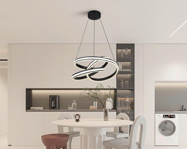 ZÁVESNÉ LED SVIETIDLO, 48/52/120 cm Novel - Interiérové svietidlá