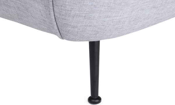 Hanah Home Kreslo Piccoli sivé/čierne