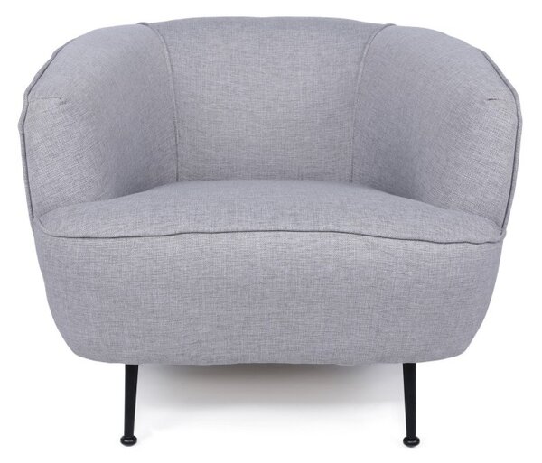 Hanah Home Kreslo Piccoli sivé/čierne