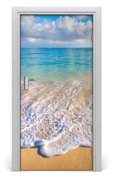 Fototapeta na dvere tropická pláž 95x205 cm