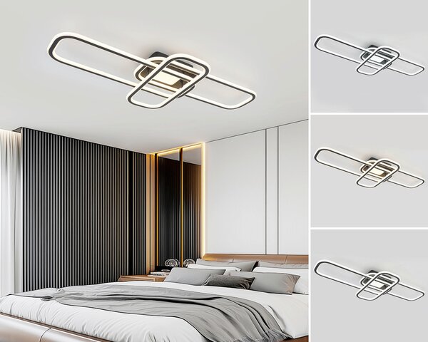 STROPNÉ LED SVIETIDLO, 103/46/11 cm Novel - Interiérové svietidlá