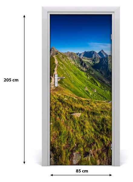 Fototapeta na dvere tatry 85x205 cm