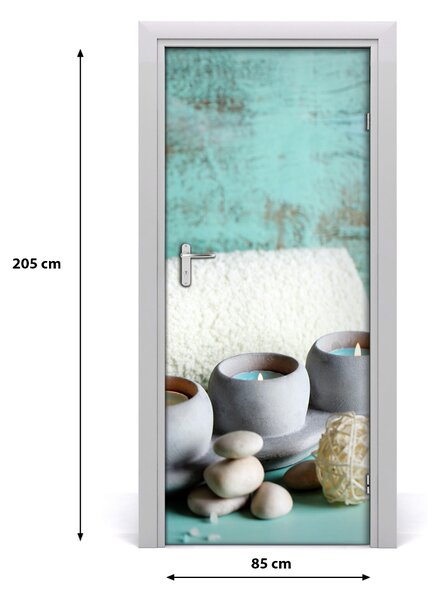 Fototapeta na dvere sviečky 85x205 cm