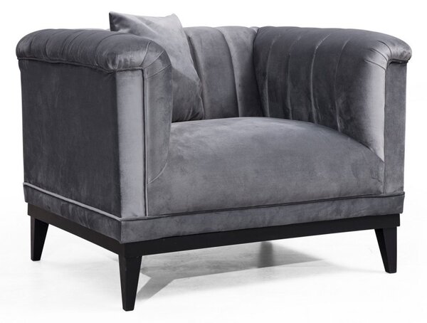 Hanah Home Kreslo Trendy sivé