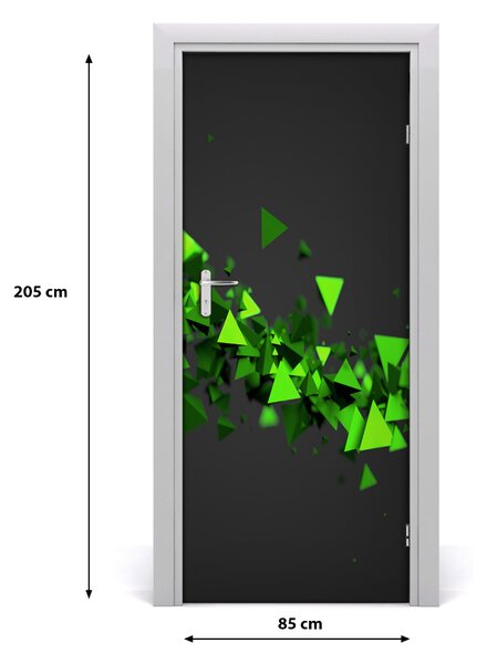 Fototapeta na dvere gemetrická vlna 85x205 cm