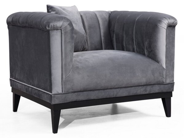 Hanah Home Kreslo Trendy sivé