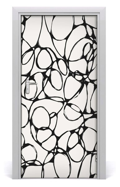 Fototapeta na dvere chaotická kolesá 95x205 cm