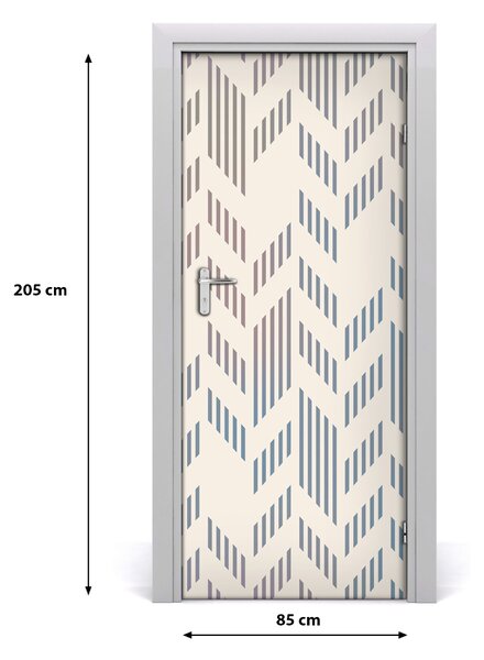 Fototapeta na dvere geometrické pozadie 85x205 cm