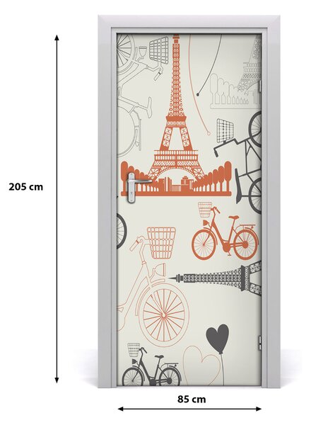 Fototapeta na dvere symbol Francúzsko 85x205 cm