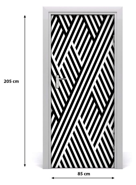 Fototapeta na dvere geometrické pozadie 85x205 cm