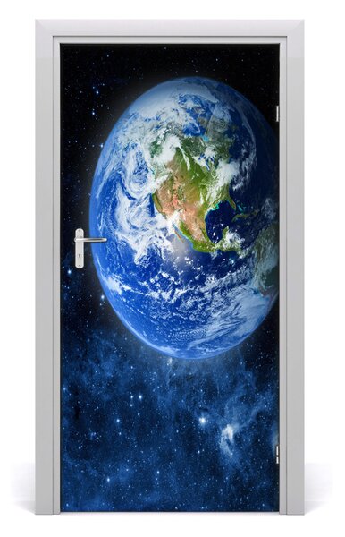 Fototapeta samolepiace na dvere zemeguľa 95x205 cm