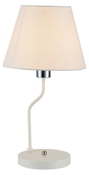 Candellux Stolná lampa YORK 1xE14/60W/230V biela CA0715 + záruka 3 roky zadarmo