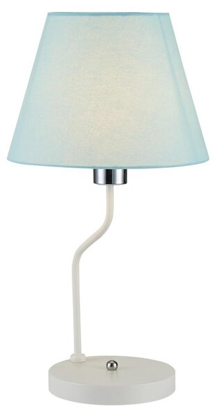Candellux Stolná lampa YORK 1xE14/60W/230V biela/modrá CA0714 + záruka 3 roky zadarmo