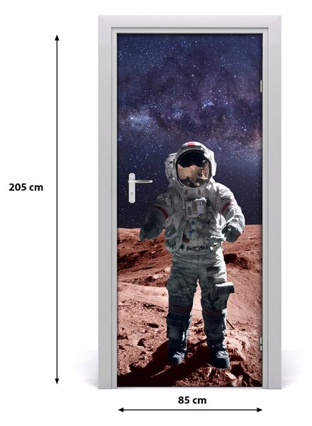 Fototapeta samolepiace na dvere astronaut 85x205 cm