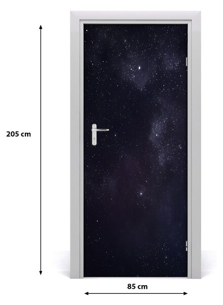 Fototapeta samolepiace na dvere hviezdokopa 85x205 cm