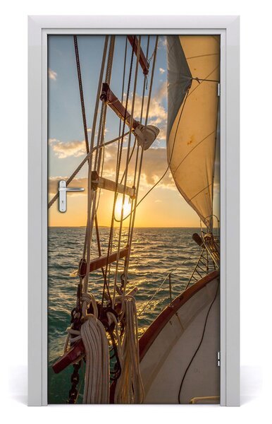 Fototapeta samolepiace na dvere jachta 95x205 cm