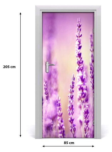 Fototapeta samolepiace na dvere levanduľa 85x205 cm