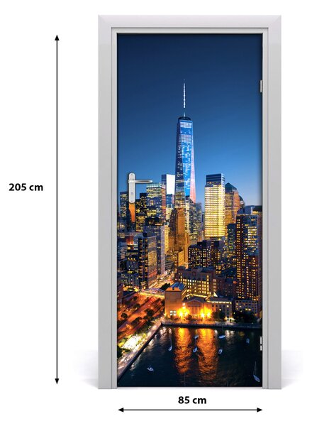 Fototapeta samolepiace na dvere New York mesto 85x205 cm