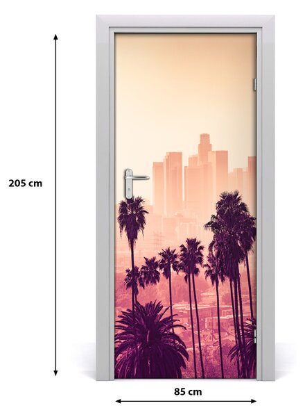 Fototapeta samolepiace dvere Los Angeles mesto 85x205 cm