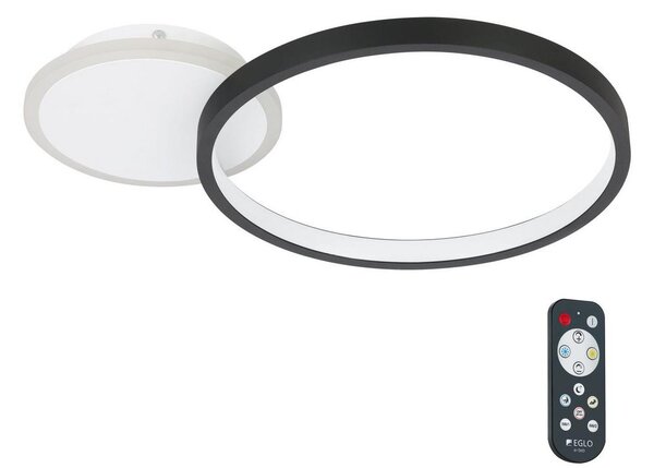 Eglo 900421 - LED Stmievateľné stropné svietidlo GAFARES LED/15W/230V čierna + DO