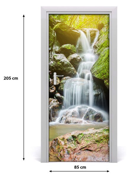 Fototapeta samolepiace na dvere vodopád 85x205 cm