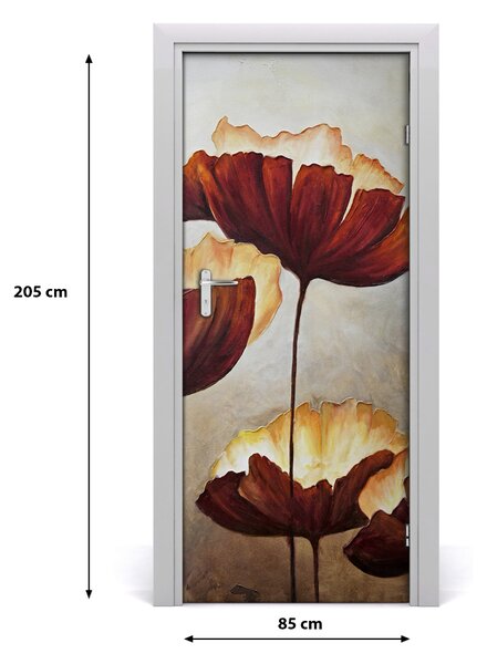 Fototapeta samolepiace mak 85x205 cm
