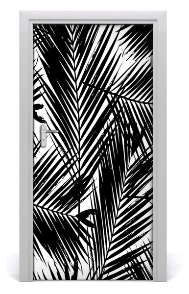 Samolepiace fototapety na dvere listy palmy 95x205 cm