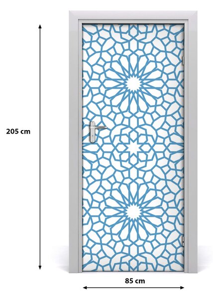 Samolepiace fototapety na dvere orientálny vzor 85x205 cm